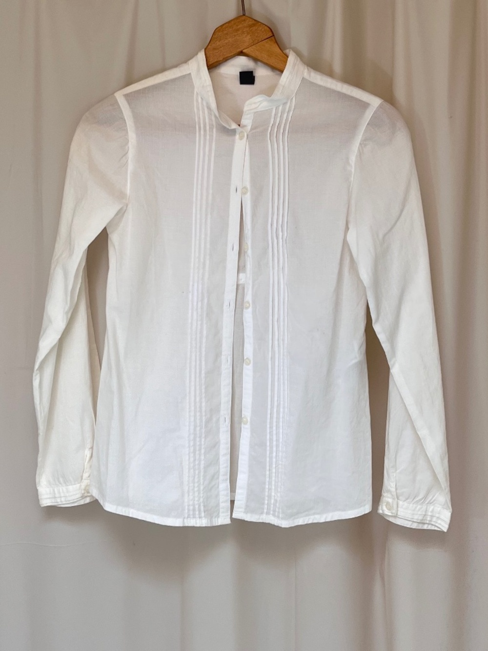 zara kids white collared shirt button up long sleeve size 13-14